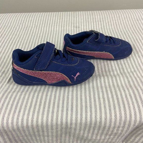 PUMA Blue Pink Sneakers - Picture 3 of 8